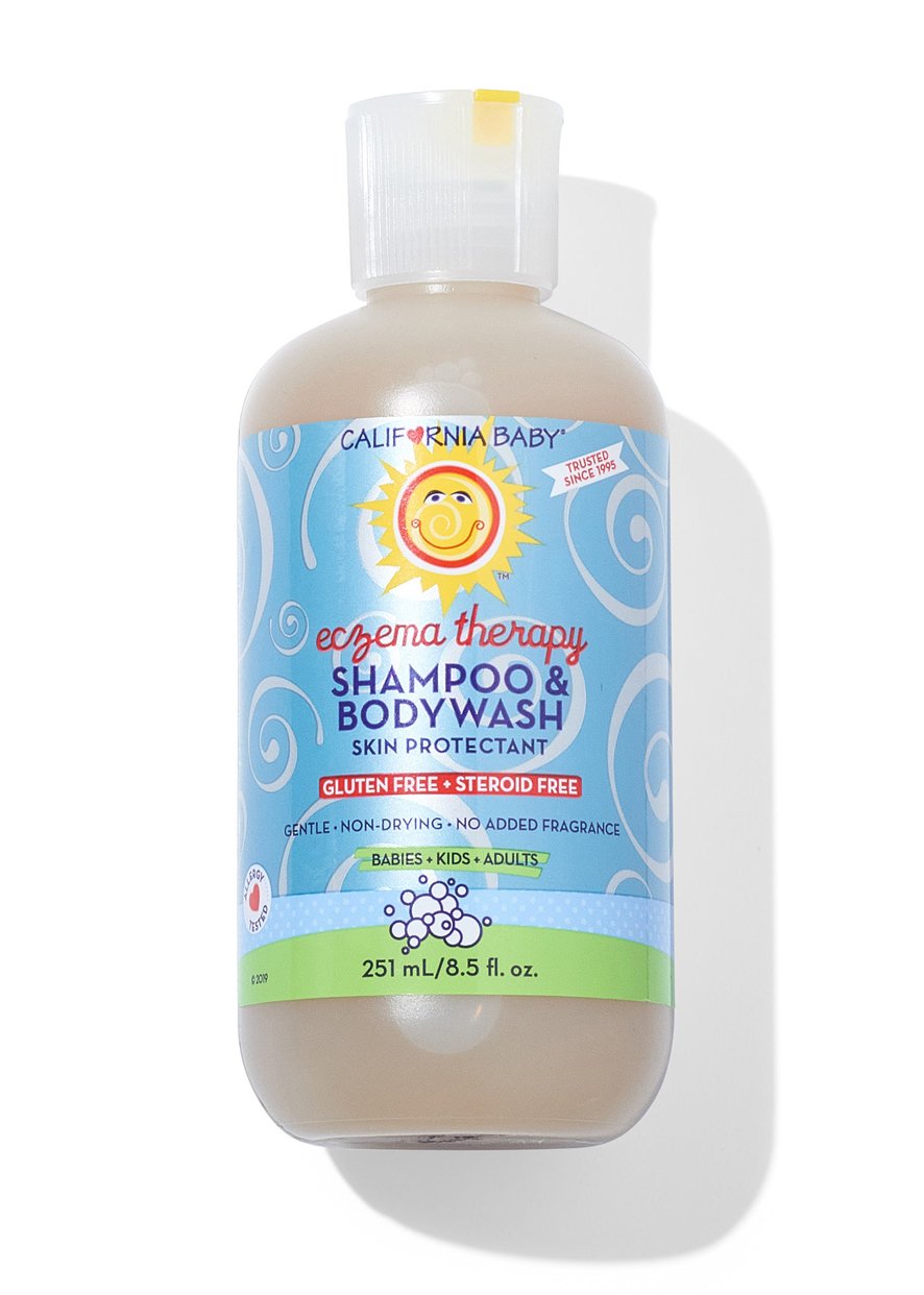 California Baby Shampoo & Bodywash - Therapeutic Relief Eczema (8.5oz / 19oz) Expiry : July 2023 -Baby Product 5073637dc0d612aff9863f22b098e694