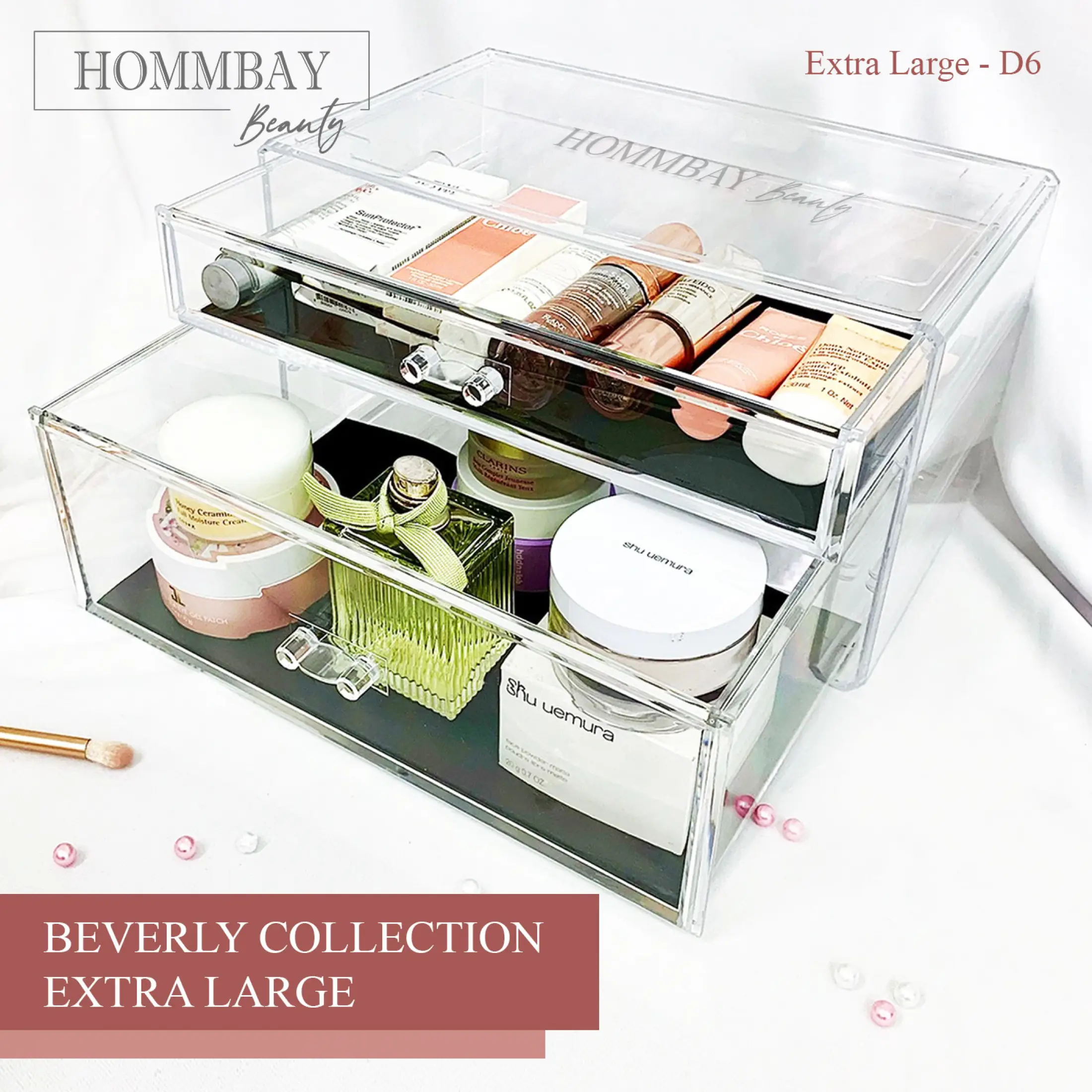Beverly Extra Large Makeup Organizer - Large Makeup Organizer With Drawers Beverly Extra Large Makeup Organizer - Large Makeup Organizer With Drawers