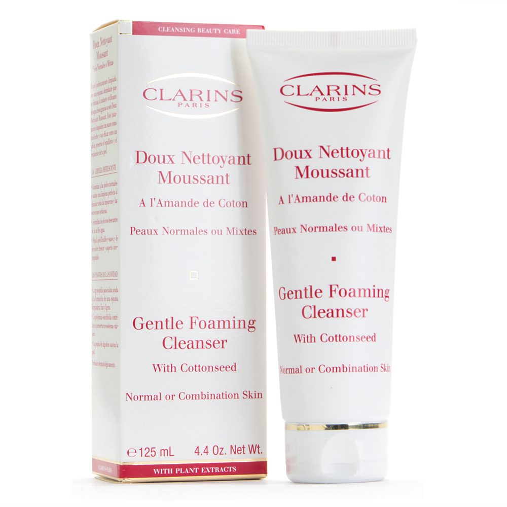 Clarins Gentle Foaming Cleanser with Cottonseed Normal/Combination