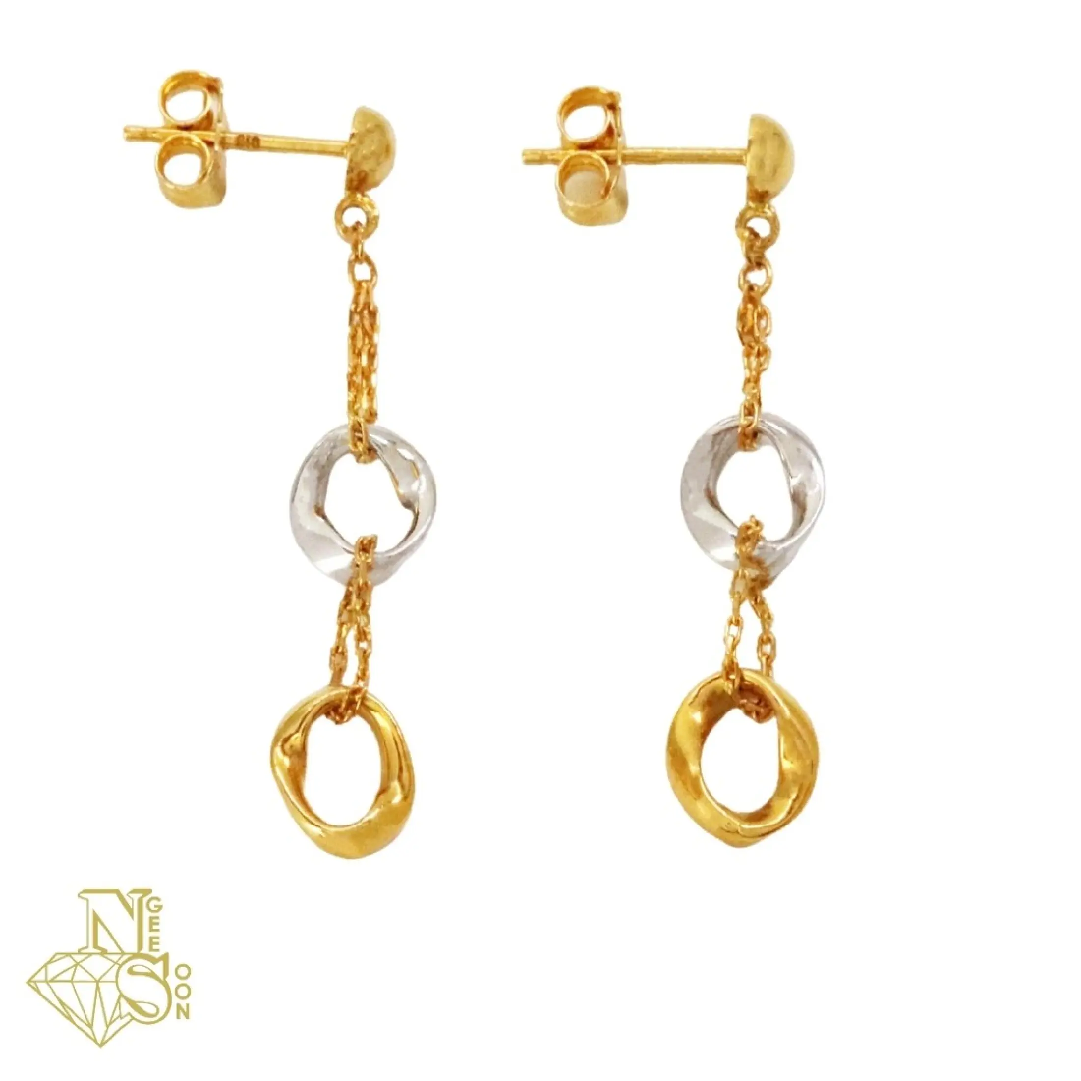 Aeolus Lucent Earrings In 916 Gold By Ngee Soon Jewellery Lazada Singapore