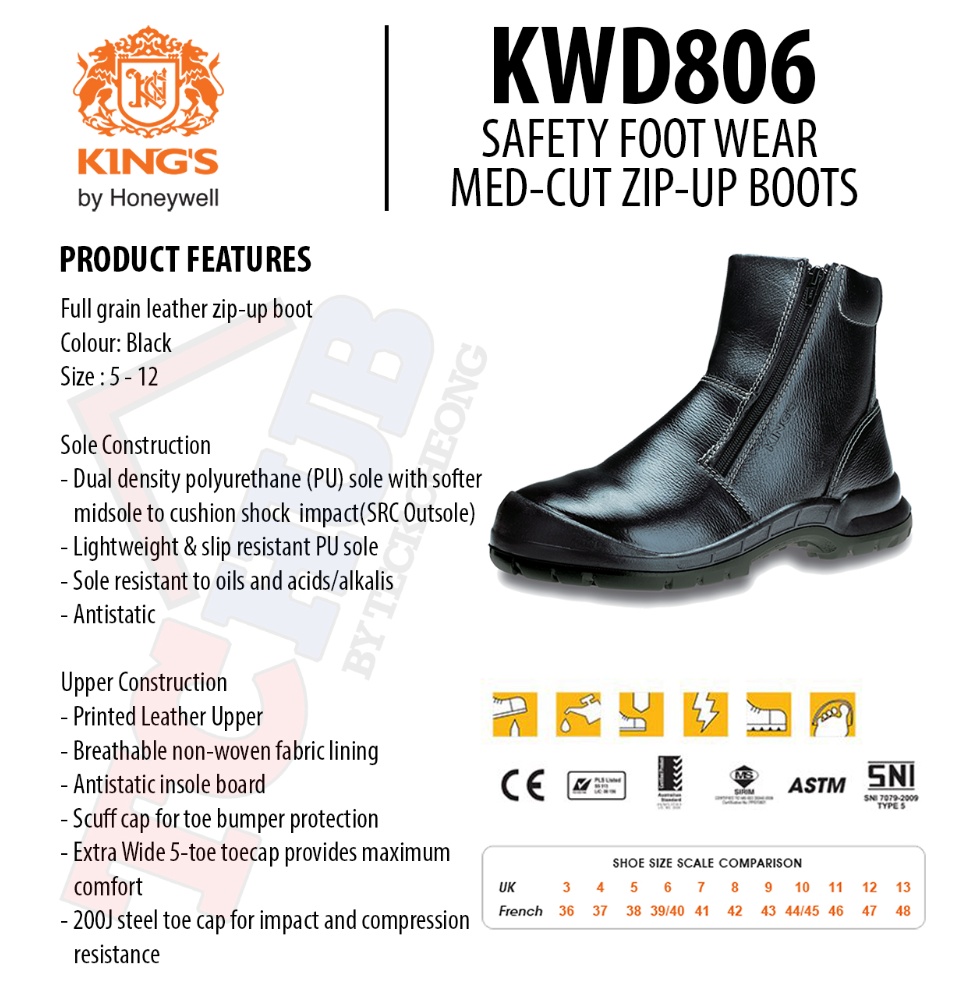 king's by honeywell boots
