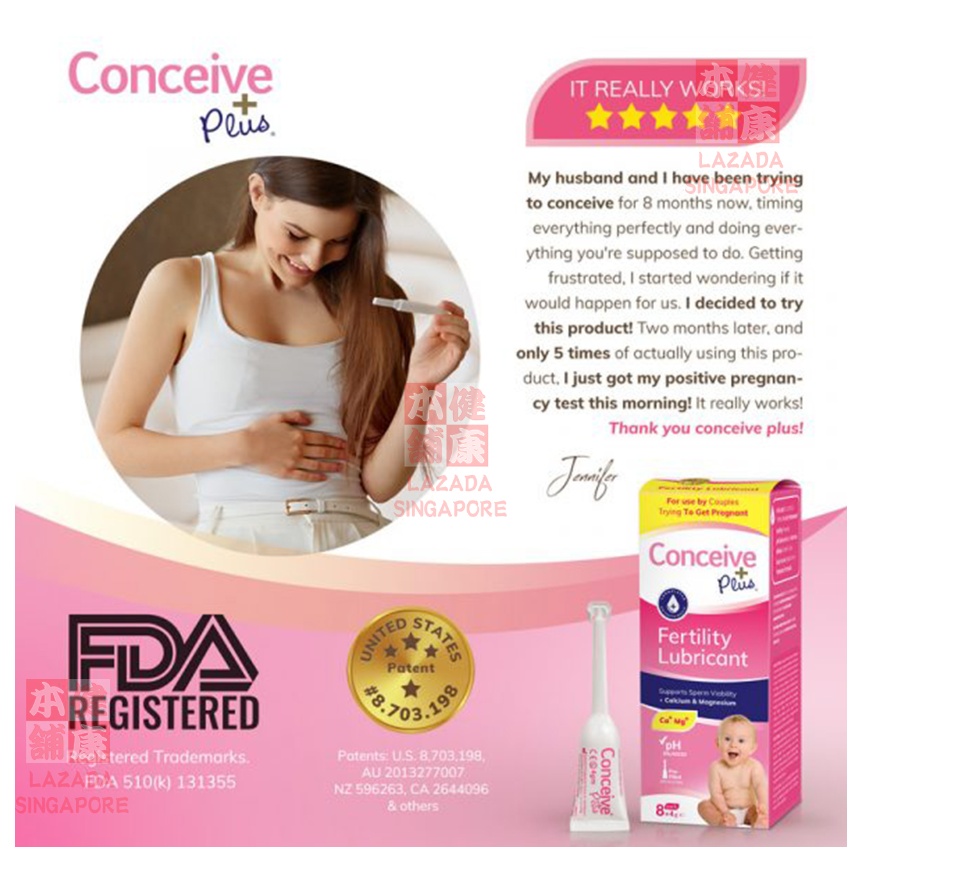 Ready Stock in SG Conceive Plus Fertility Lubricant Female 8x4g Applicators (alternative to pre-seed/preseed) | Lazada Singapore Ready Stock in SG Conceive Plus Fertility Lubricant Female 8x4g Applicators (alternative to pre-seed/preseed) | Lazada Singapore