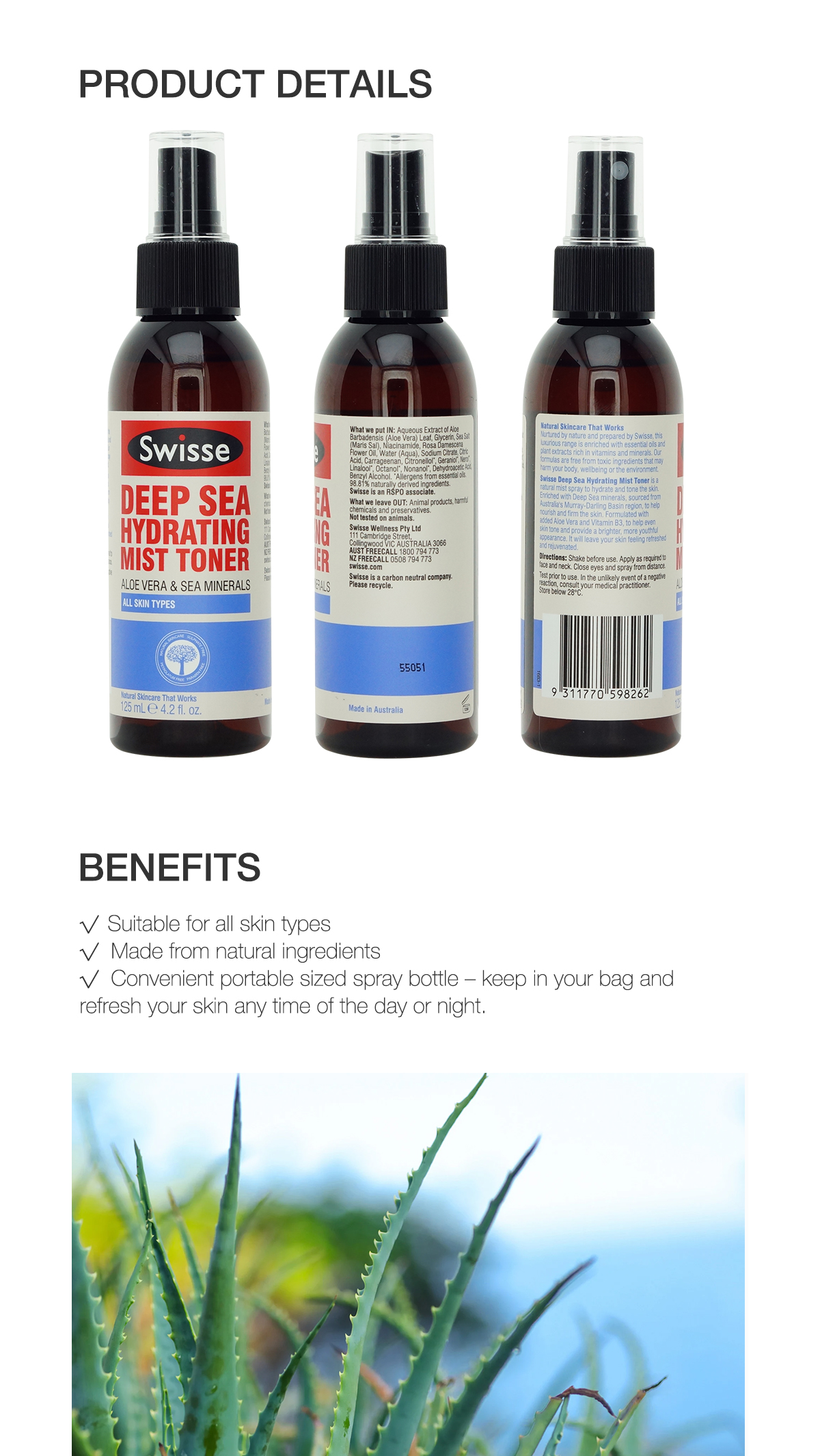 skin toner chemist warehouse