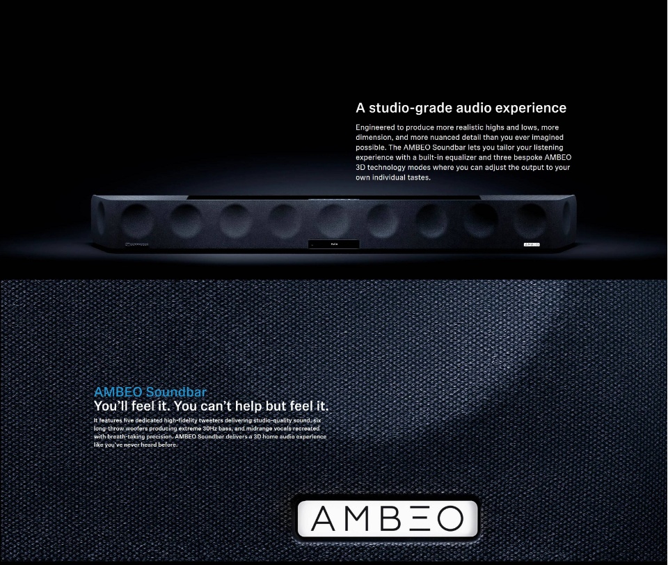 sennheiser ambeo soundbar singapore
