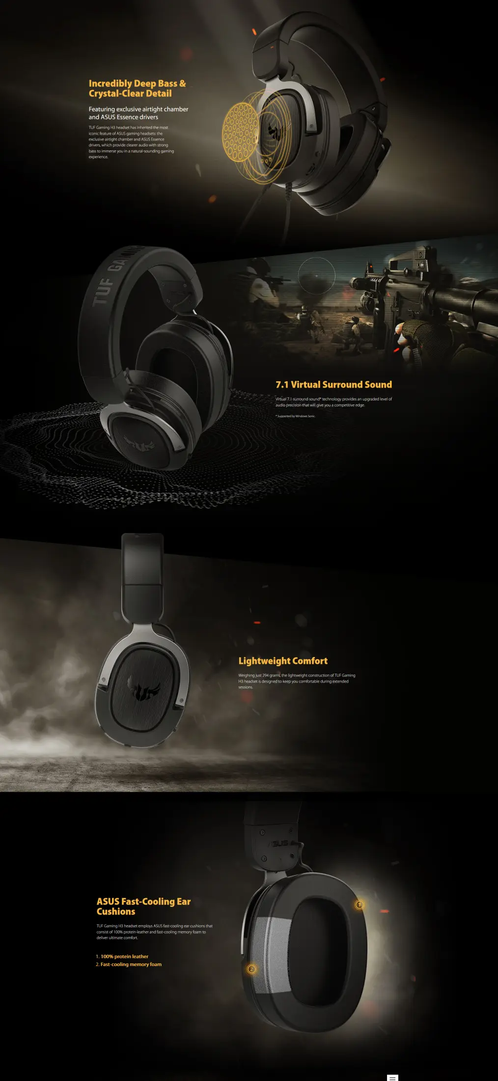 asus tuf gaming h3 7.1