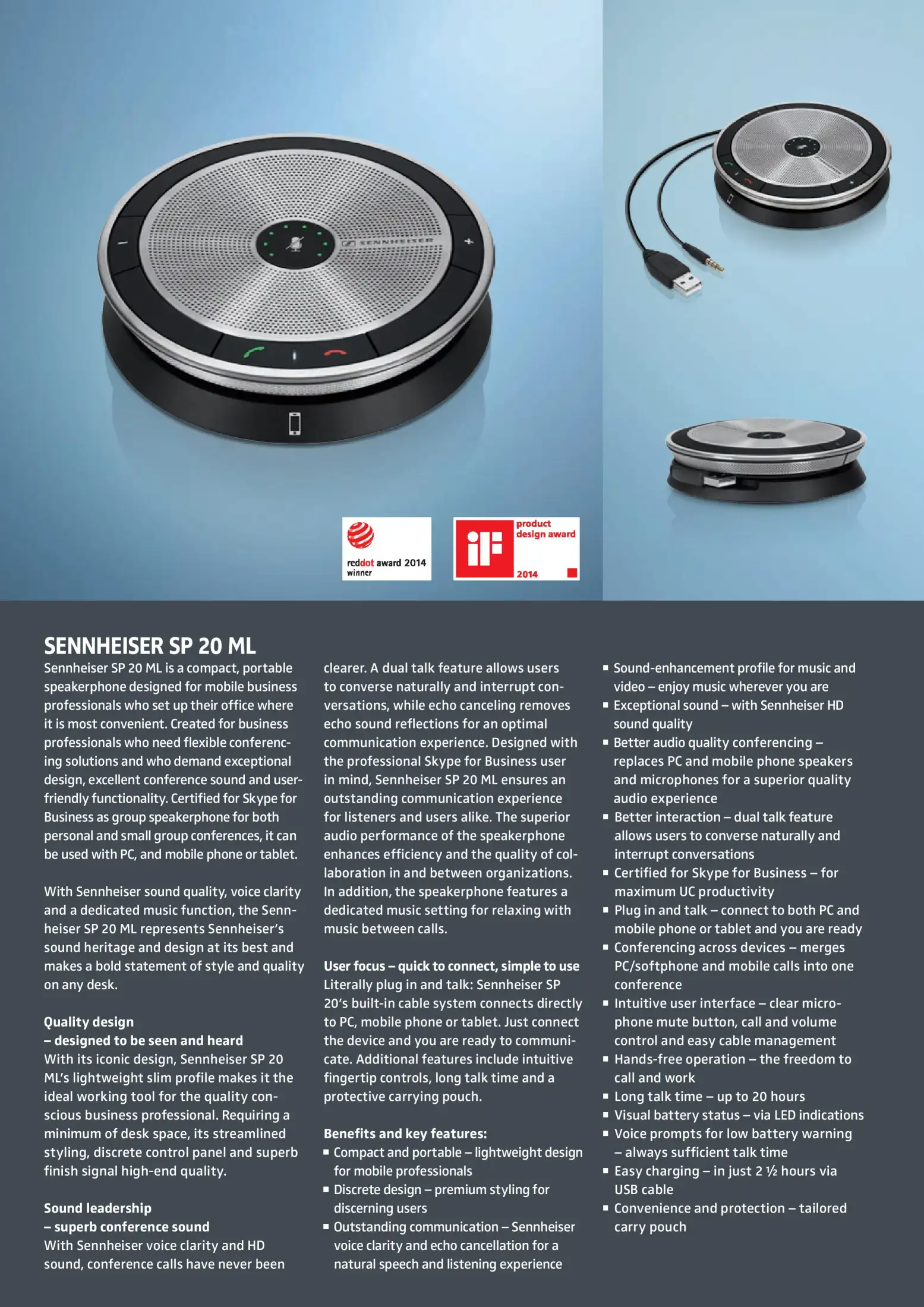sennheiser sp20 bluetooth