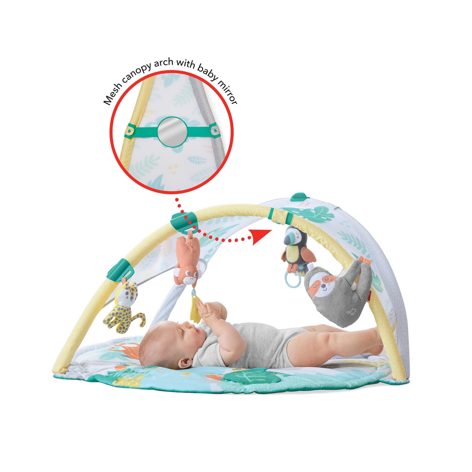 Skip Hop Tropical Paradise Activity Gym & Soother -Baby Product 5daa636d9618e9e0c379150473b452c9