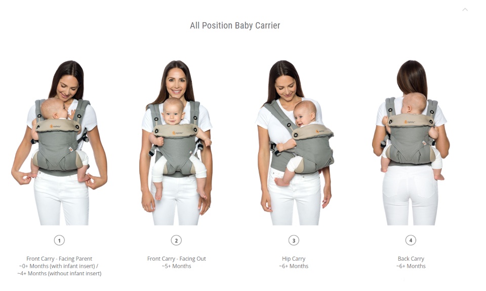 ergo infant carrier insert