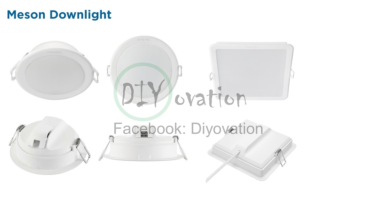 Buy 5 Get 1 Free Buy 8 Get 2 Free Philips Meson Led Downlight False Ceiling Light Round Or Square