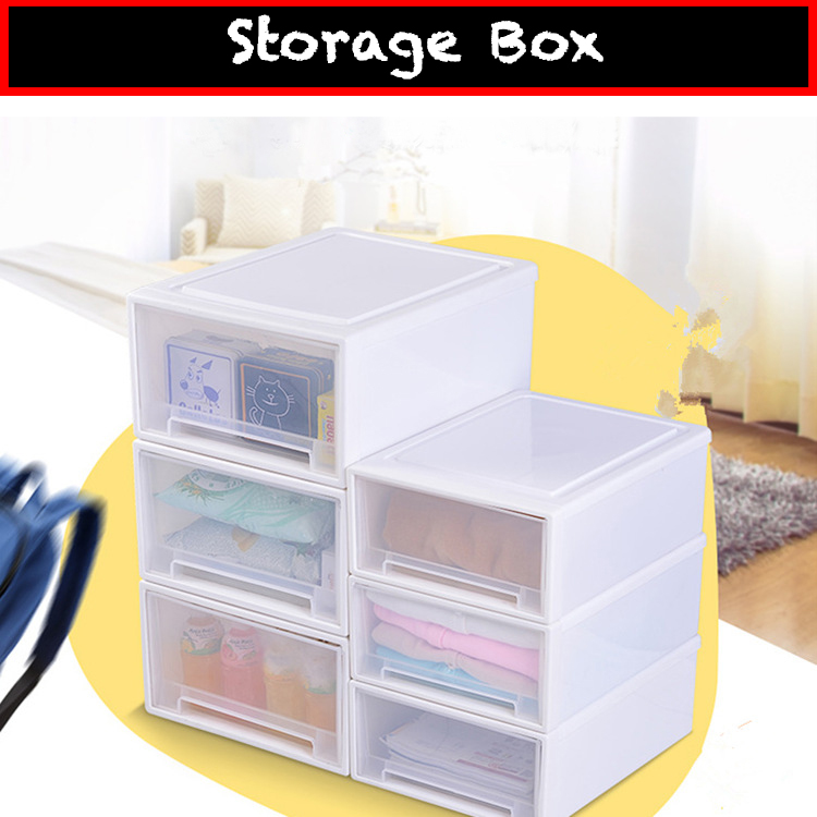 Storage Container Drawer Organizer Plastic Box 5 Sizes