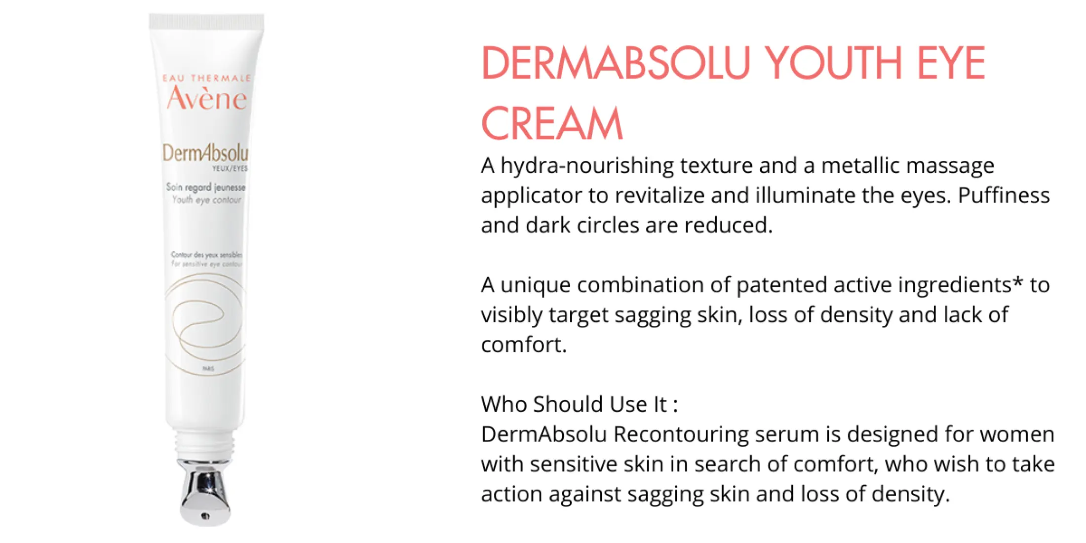 avene youth eye cream