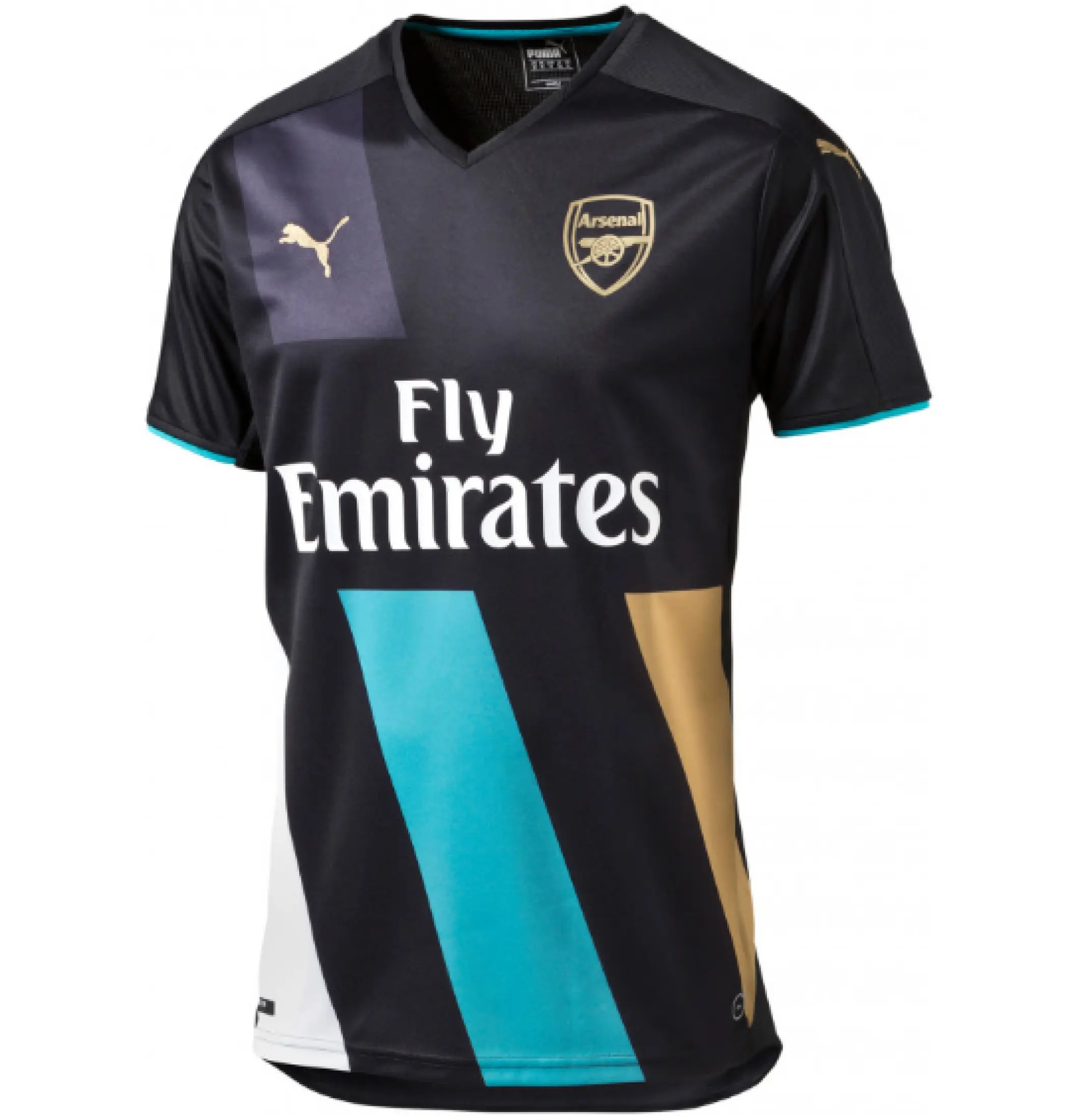 arsenal puma black jersey