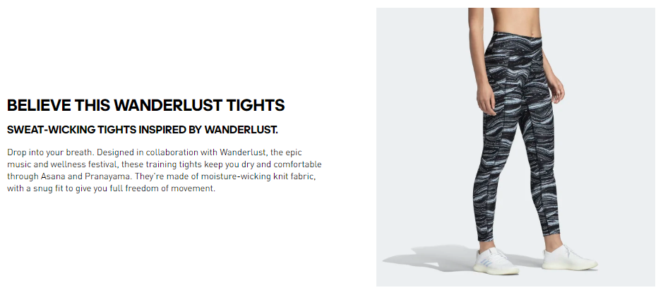 adidas wanderlust leggings
