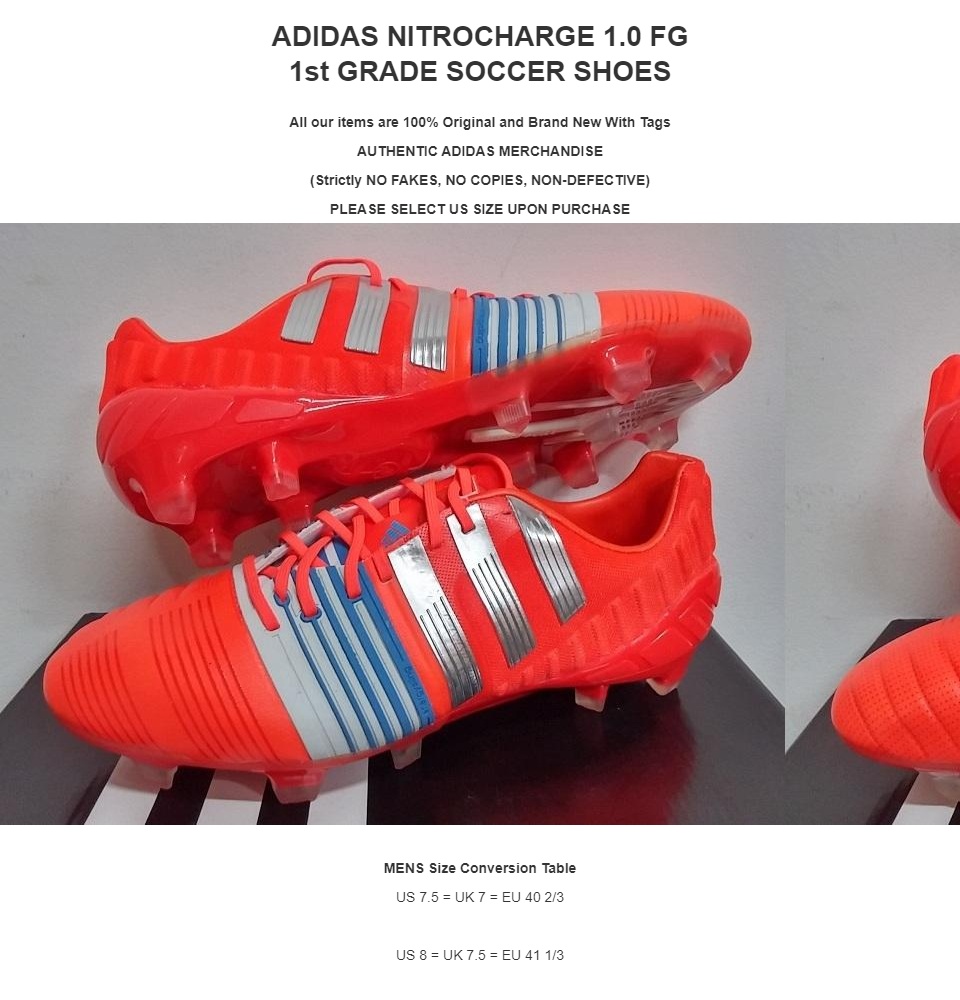 adidas nitrocharge 1.0 red