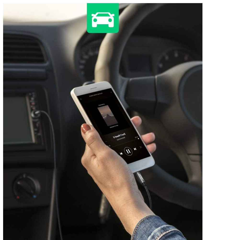 3.5mm Male to Male Stereo Audio Cable Enhance your audio options with this versatile Ugreen 3.5mm male-to-male stereo audio cable. From iPhones to iPads, the cable quickly connects your smartphone, MP3 player, tablet, or other portable audio device with a 3.5mm audio jack (e.g. headphone jack) to the AUX-in port of your car stereo, portable speaker, or other compatible audio-output device. Let the Fun Begin Playlists, podcasts, and compelling audio books help make any road trip more memorable. Listen to content from your portable device over your car's stereo system using the Ugreen 3.5mm stereo audio cable. The handy cable also makes dinner parties and backyard barbecues even better with music from your MP3 player or other portable device played over your home entertainment system or portable speakers. The cable transmits audio in stereo format for a sublime surround-sound experience. High-Quality Design With a 10000+ bend lifespan several times longer than original audio cables, premium metal housing and durable, flexible cotton yarn internally, high quality TPE material and nylon braid externally, this cable really is made to last. Convenient Compatibility To use, simply plug each end of the cable into the respective port on a compatible device, and it's ready to go. The audio cable works with any device equipped with a standard 3.5mm audio jack or AUX-in port. Your portable device can even be charged while in use, though a separate cable would be required.