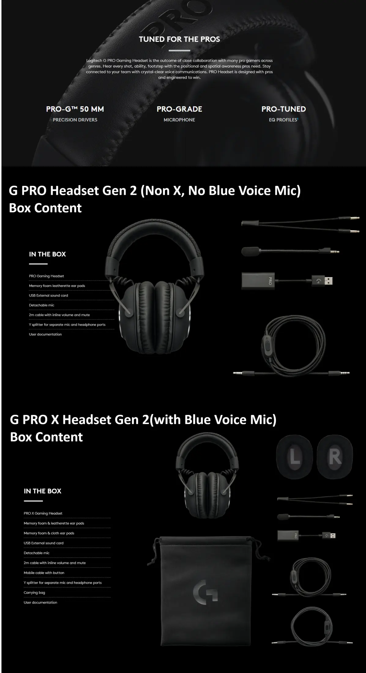 logitech g pro headset 2nd gen