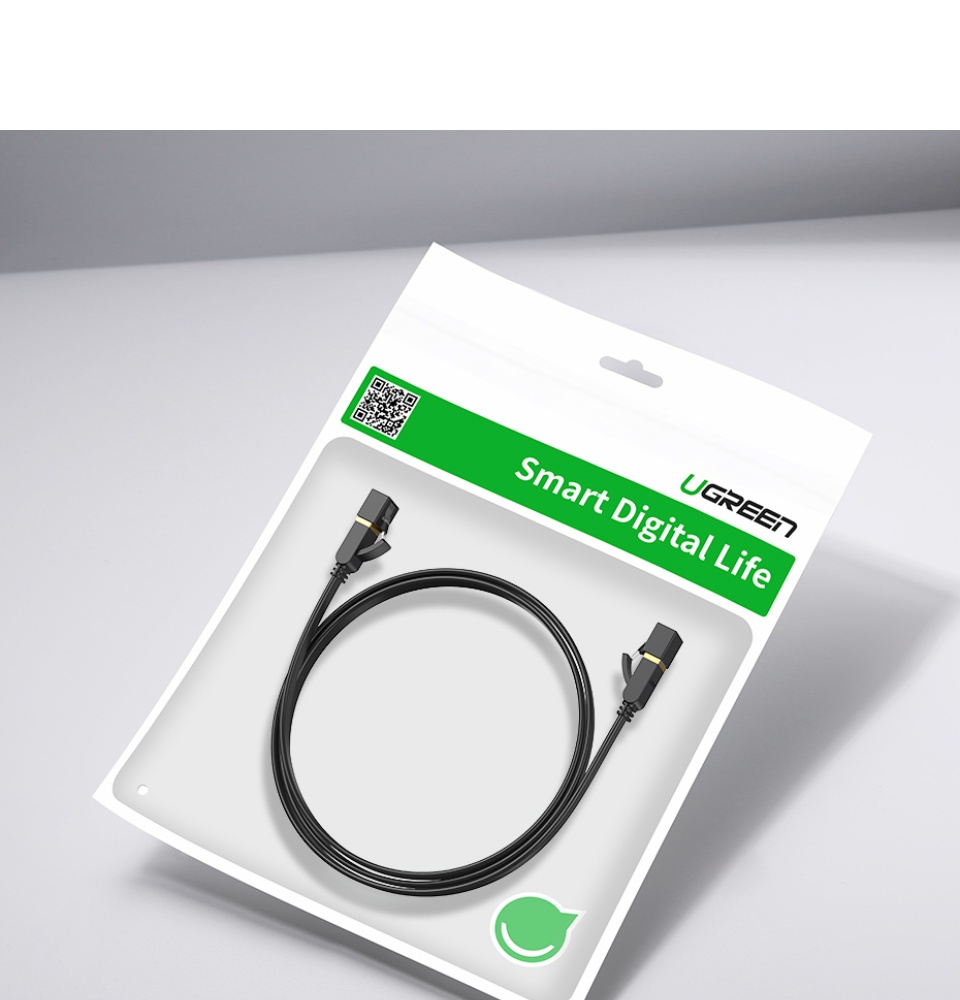 Ugreen Flat Ethernet Cable Cat6/Cat7 18 Fast local delivery Quality product