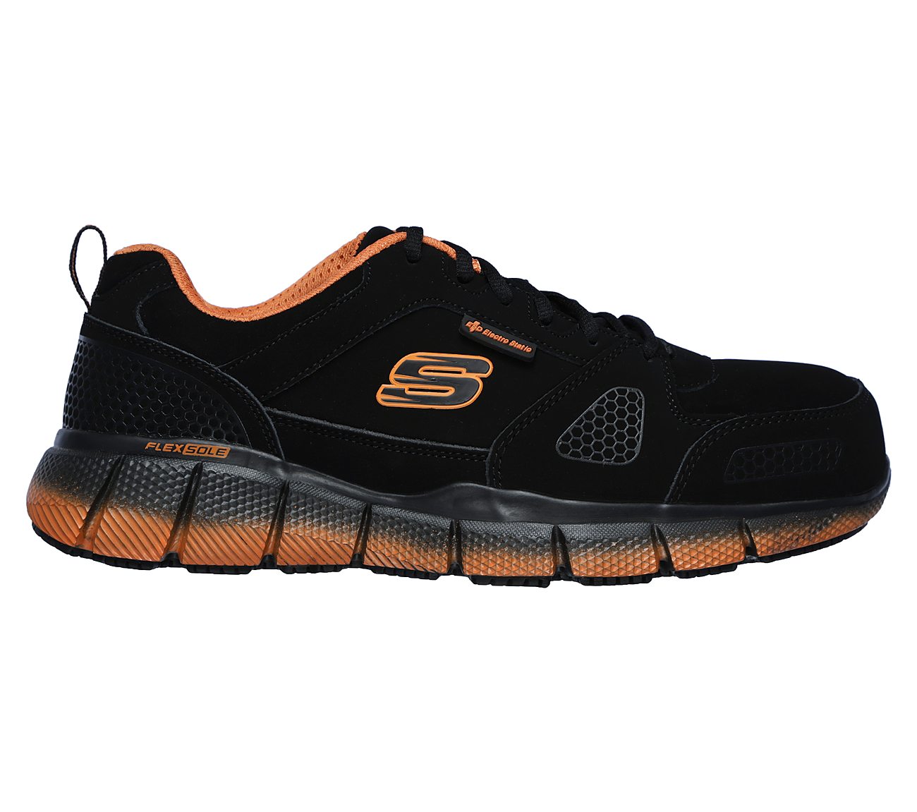 Skechers Work 77172 BKOR Telfin Composite Toe Safety Shoes