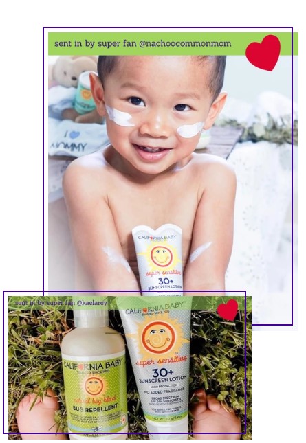 California Baby Sunscreen Lotion Super Sensitive SPF 30+ (6oz / 2.9oz / 1.8oz) Expiry : May 2023 -Baby Product 767607904f0c4247e78d3f183642f20d