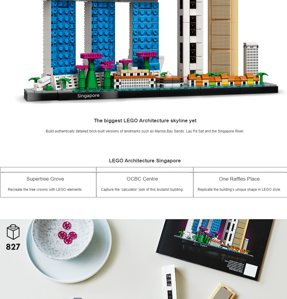 LEGO 21057 Architecture Singapore Skyline Lazada Singapore