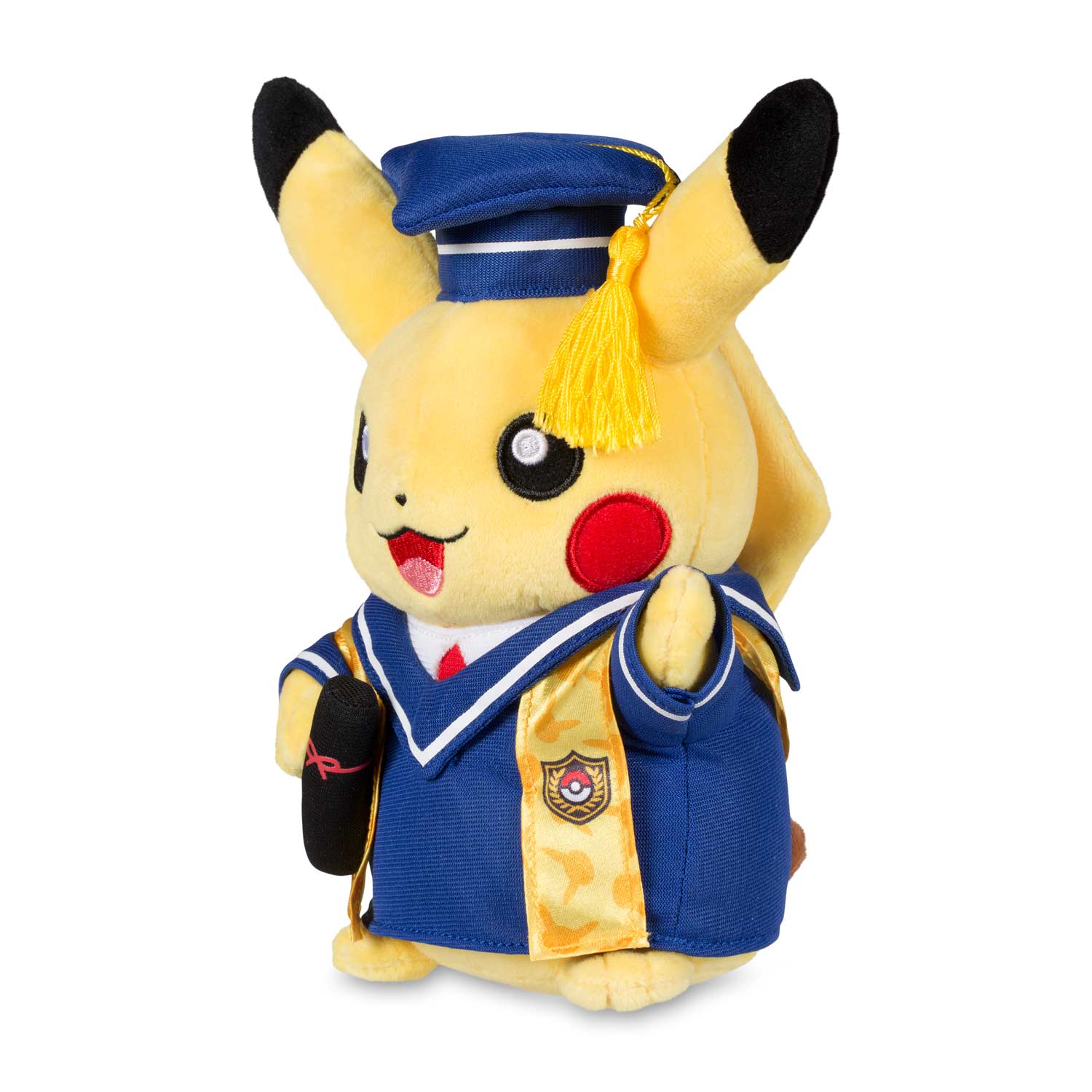 pikachu graduation plush