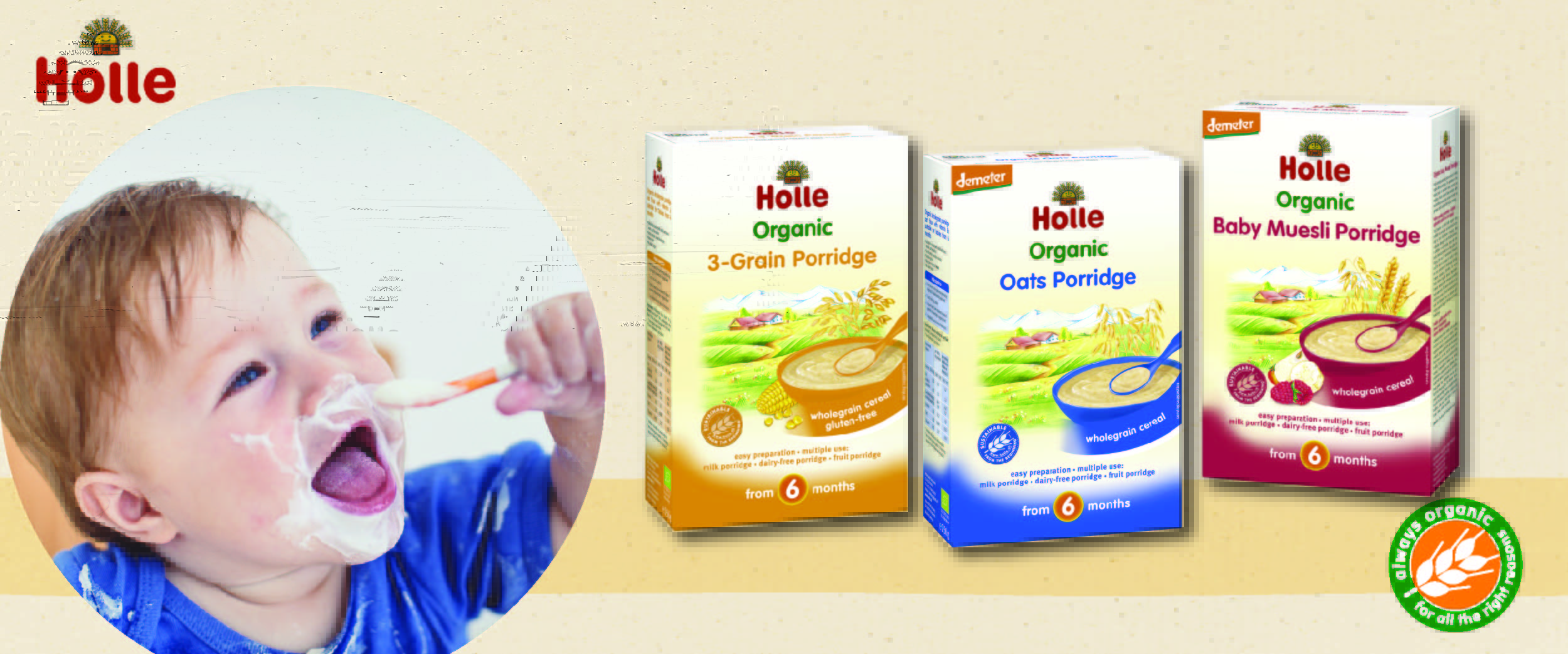 holle organic oats porridge