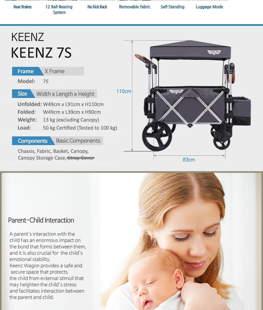 Keenz 7s best sale stroller wagon australia