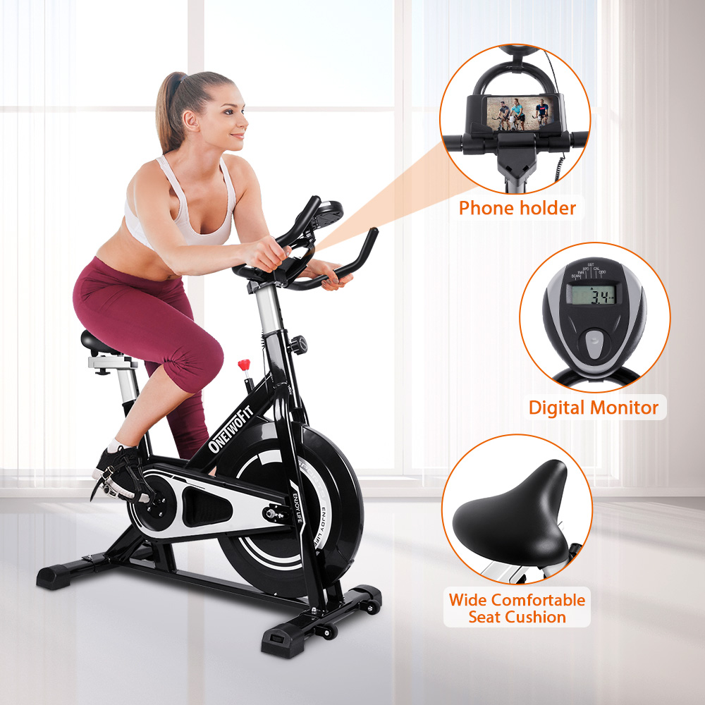 wide seat for spinning bike