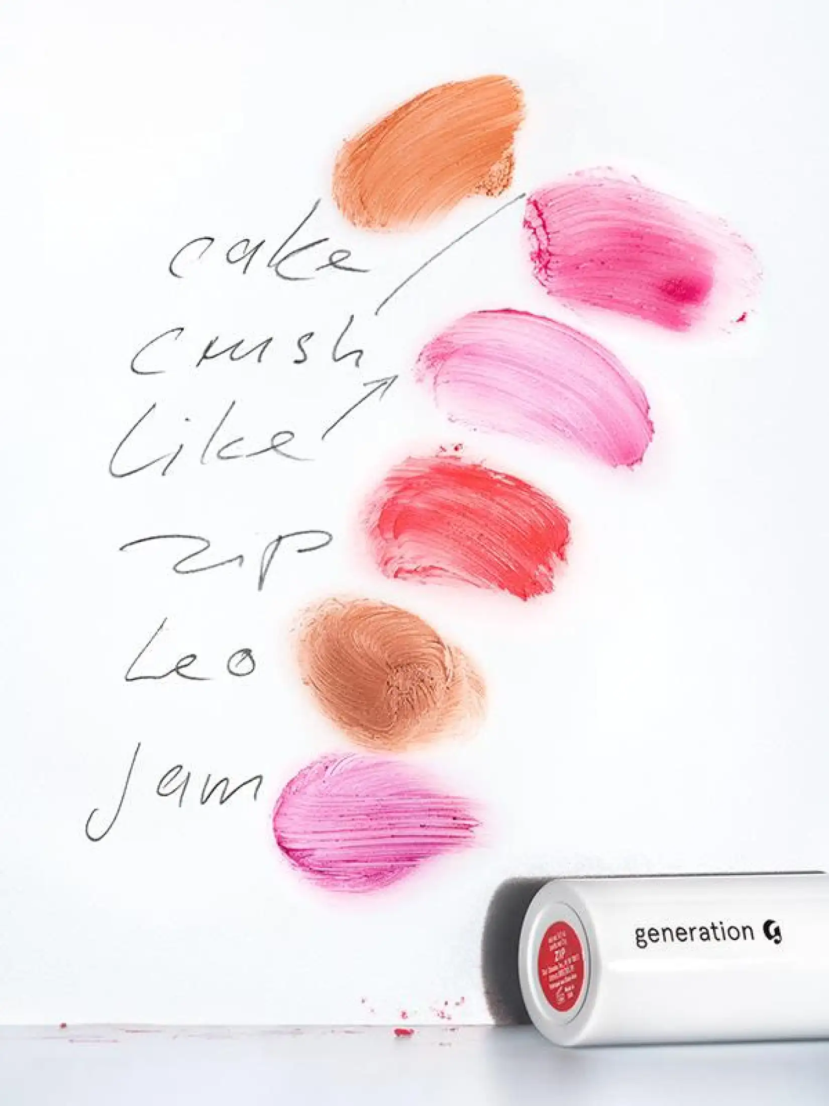 glossier generation g cake