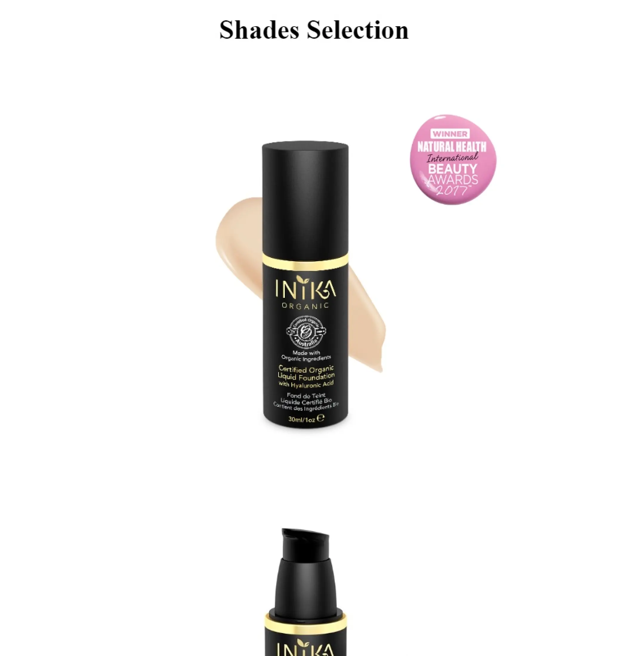 inika certified organic liquid foundation