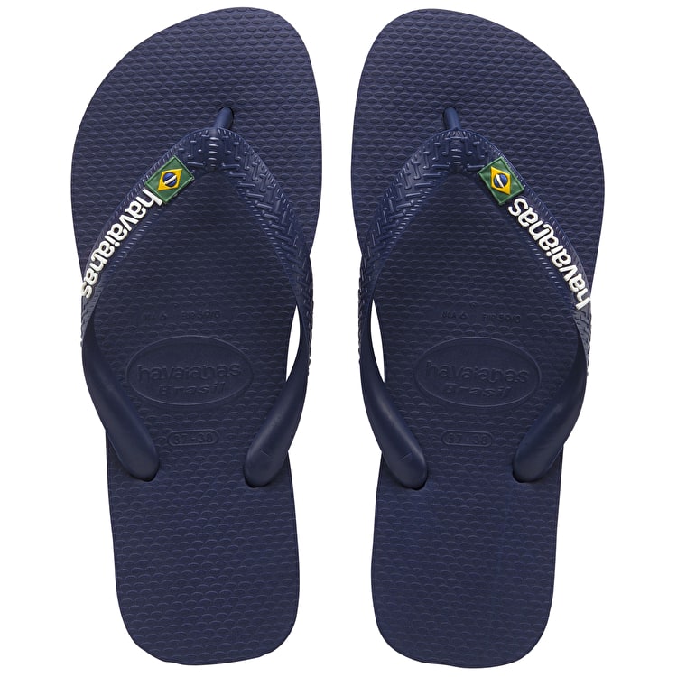 havaianas brasil logo navy blue