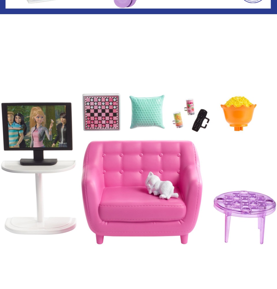 Living Room Amazon Barbie Doll Furniture Gloria Dollhouse