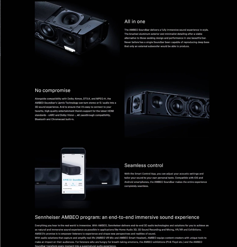 sennheiser ambeo soundbar singapore