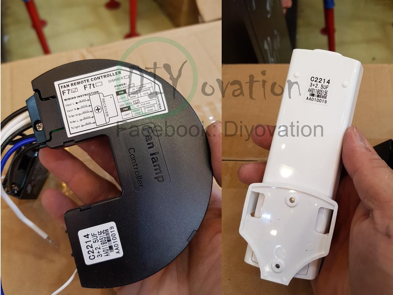 Replacing Ceiling Fan Remote Receiver | Shelly Lighting