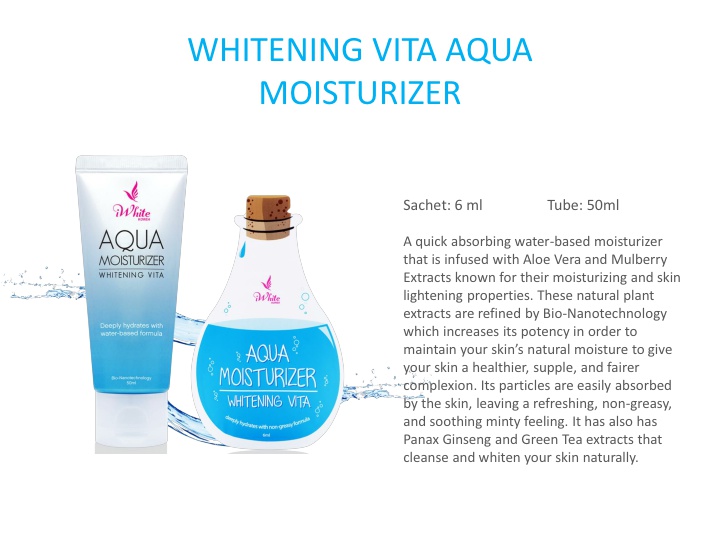 iwhite korea aqua moisturizer ingredients