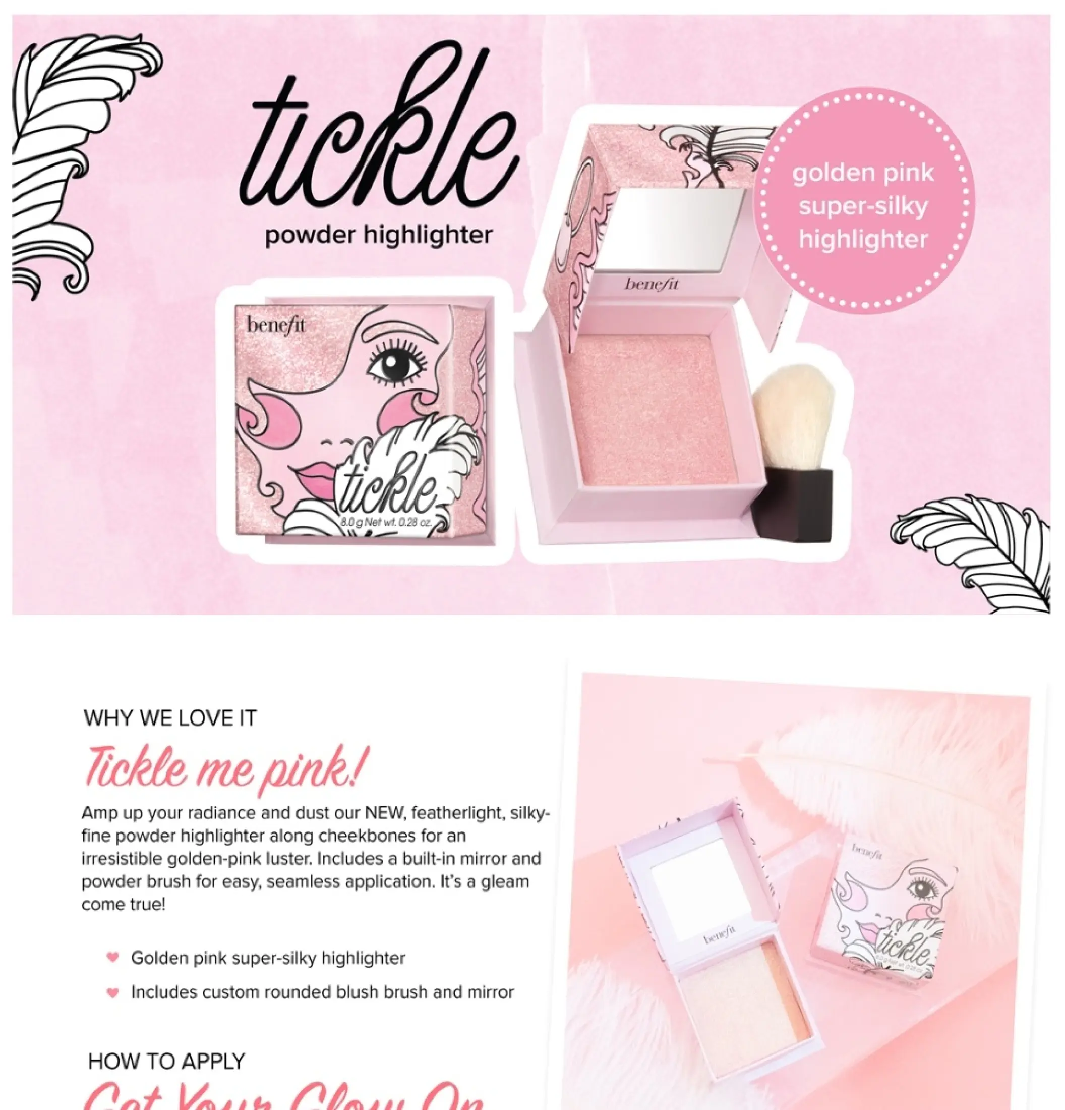 tickle powder highlighter
