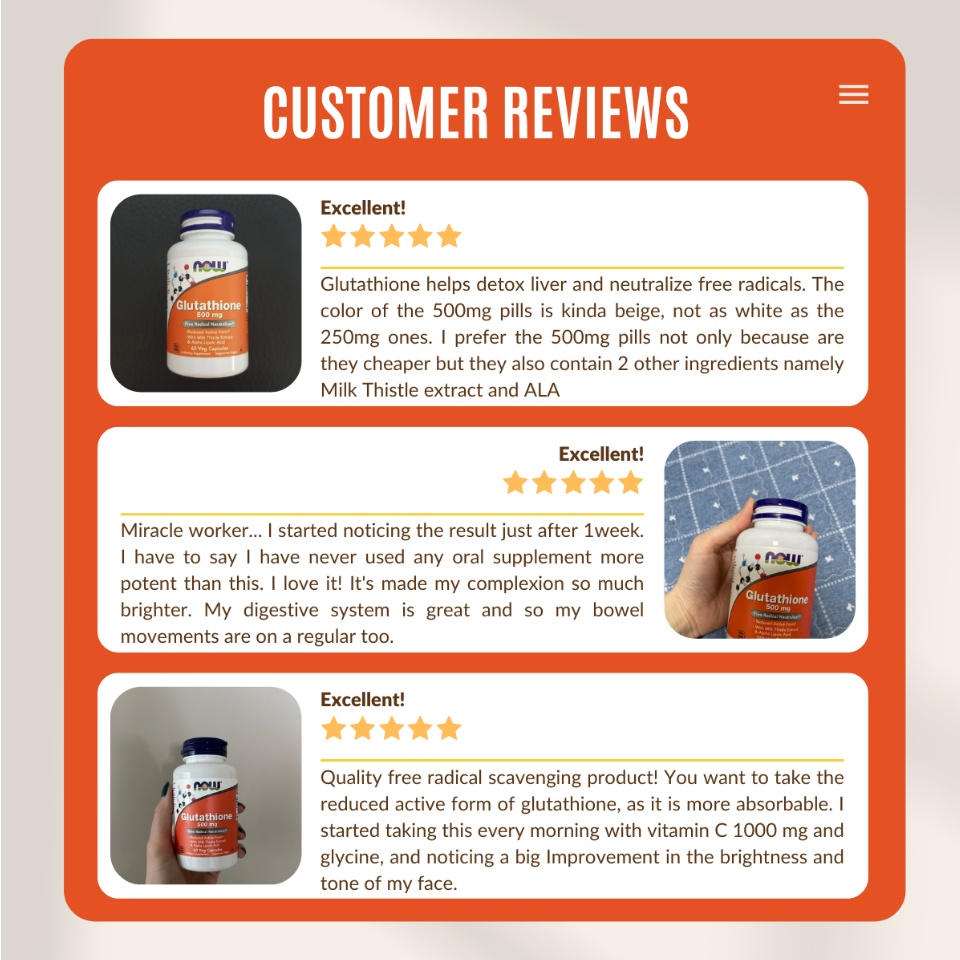 now foods glutathione 500 mg reviews Buy 500mg at Free Shipping $35+ in Canada Glutathione: Pharmacist Reviews Supplement for