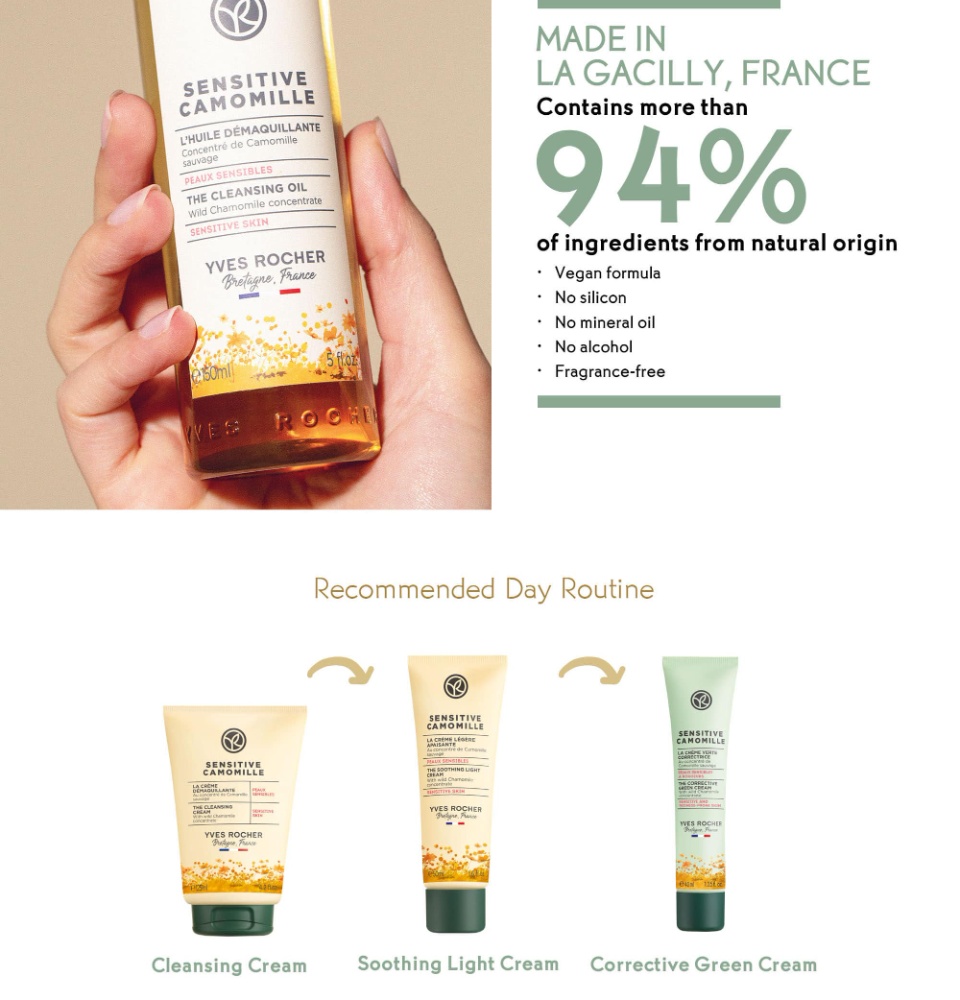 yves rocher the soothing light cream