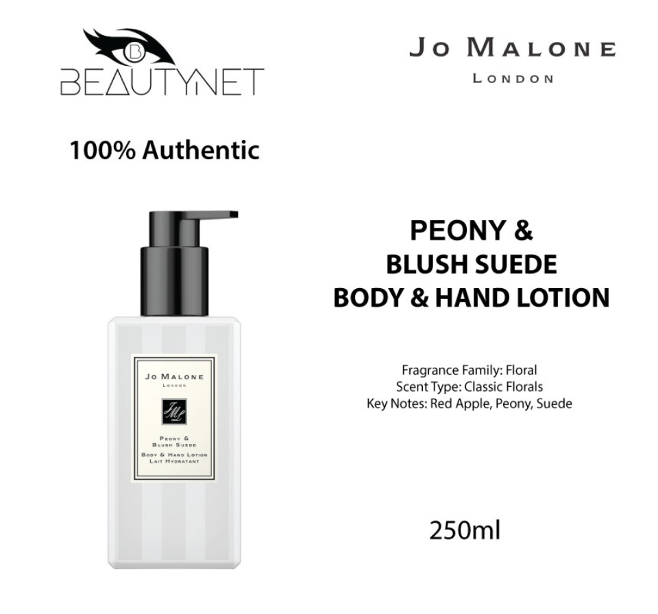 peony & blush suede body & hand wash