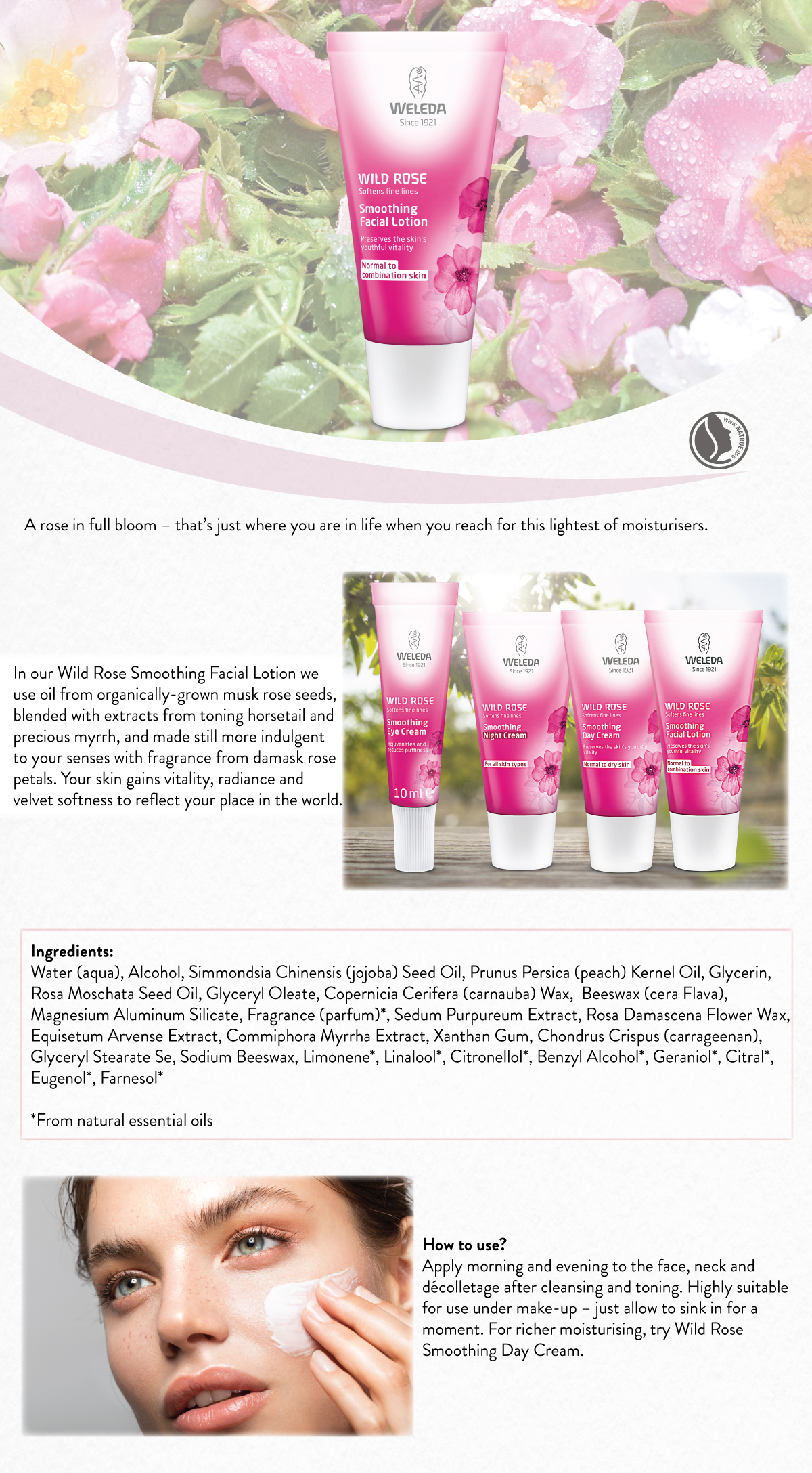 weleda wild rose smoothing day cream