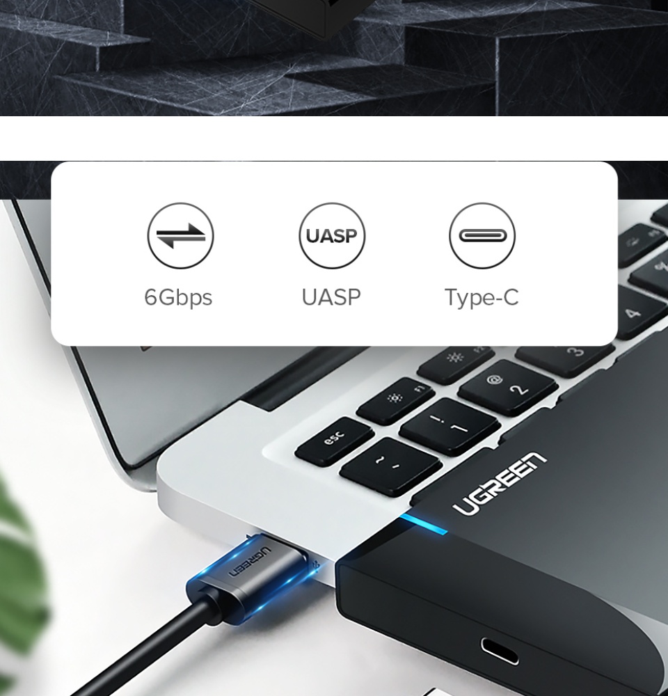 Ugreen 2.5-inch Hard Drive Enclosure USB 3.0 2 <article class="lzd-article" style="white-space: break-spaces;"> <p style="line-height: 1.7; text-align: left; text-indent: 0; margin-left: 0; margin-top: 0; margin-bottom: 0;">2 Models in this listing</p> <ul> <li style="line-height: 1.7; text-align: left; text-indent: 0px;">Fixed Wire: USB3.0 , non-detachable wire.</li> <li style="line-height: 1.7; text-align: left; text-indent: 0px;">Type C: Type C port enclosure, comes with USB3.0 to Type C cable.</li> </ul> </article>