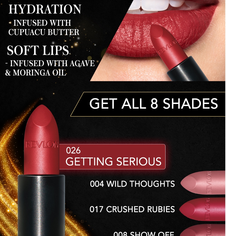 revlon getting serious
