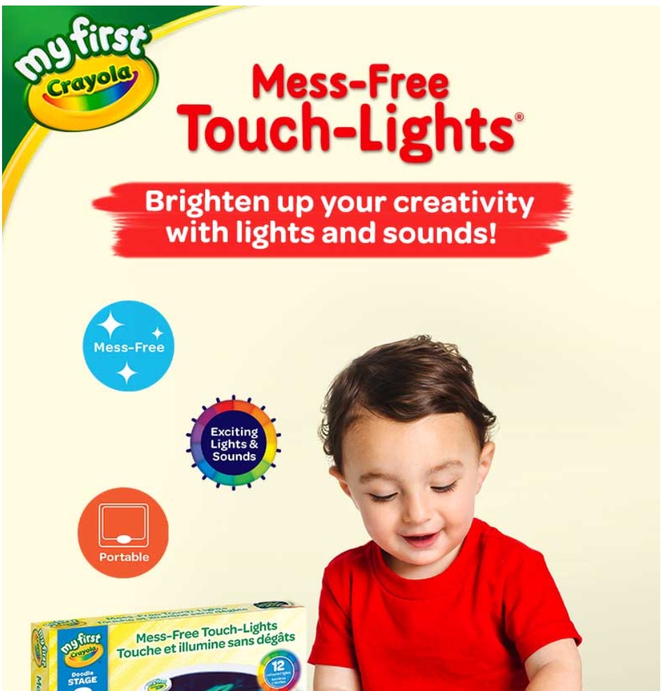 my first crayola touch lights musical doodle board