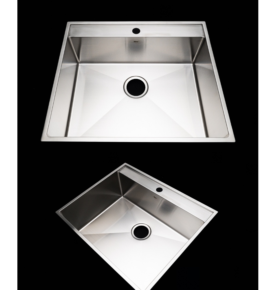 ROZ RZ-8302A-615NN 1-Bowl Stainless Steel Kitchen Sink | Lazada