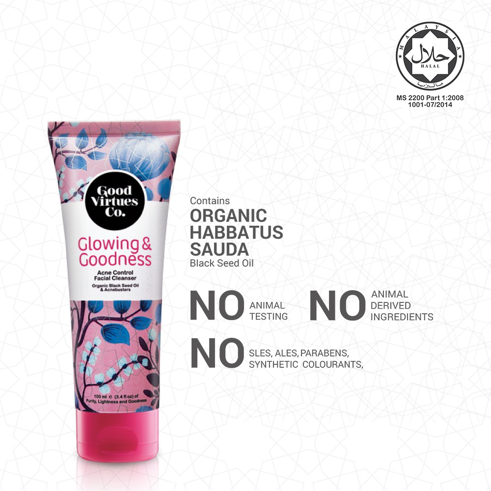 pencuci muka good virtues co acne