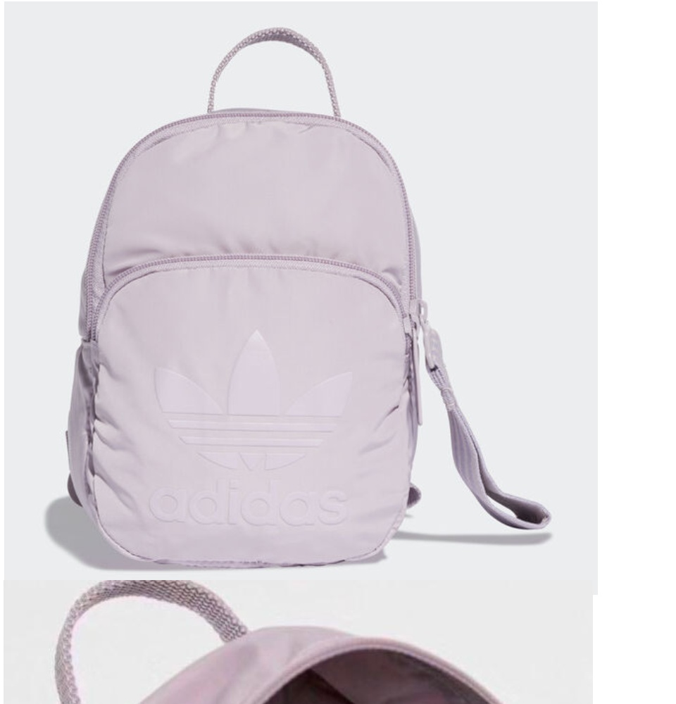 adidas originals sleek mini backpack in purple