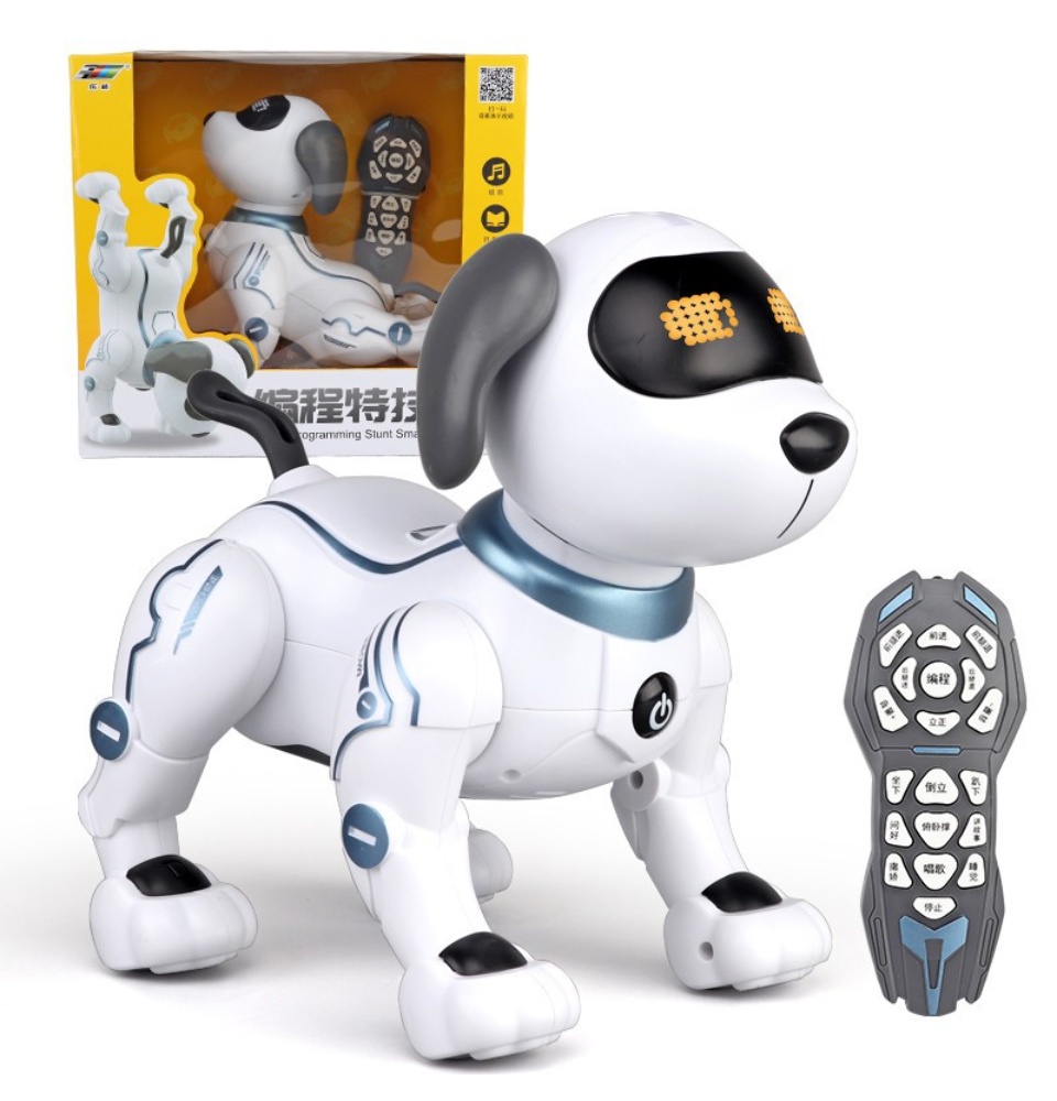 Goolsky Elektronische Huisdieren Robot Hond Stunt Voice Commando Programmeerbare Touch Sense Muziek Lied Speelgoed Voor Kinderen Verjaardag Le Neng Toys K16a 1013841966
