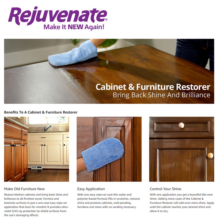 Rejuvenate Cabinet Furniture Rer With Mitt Applicator 13oz Rj 13cscbm Lazada Singapore - Rejuvenate Kitchen Cabinets