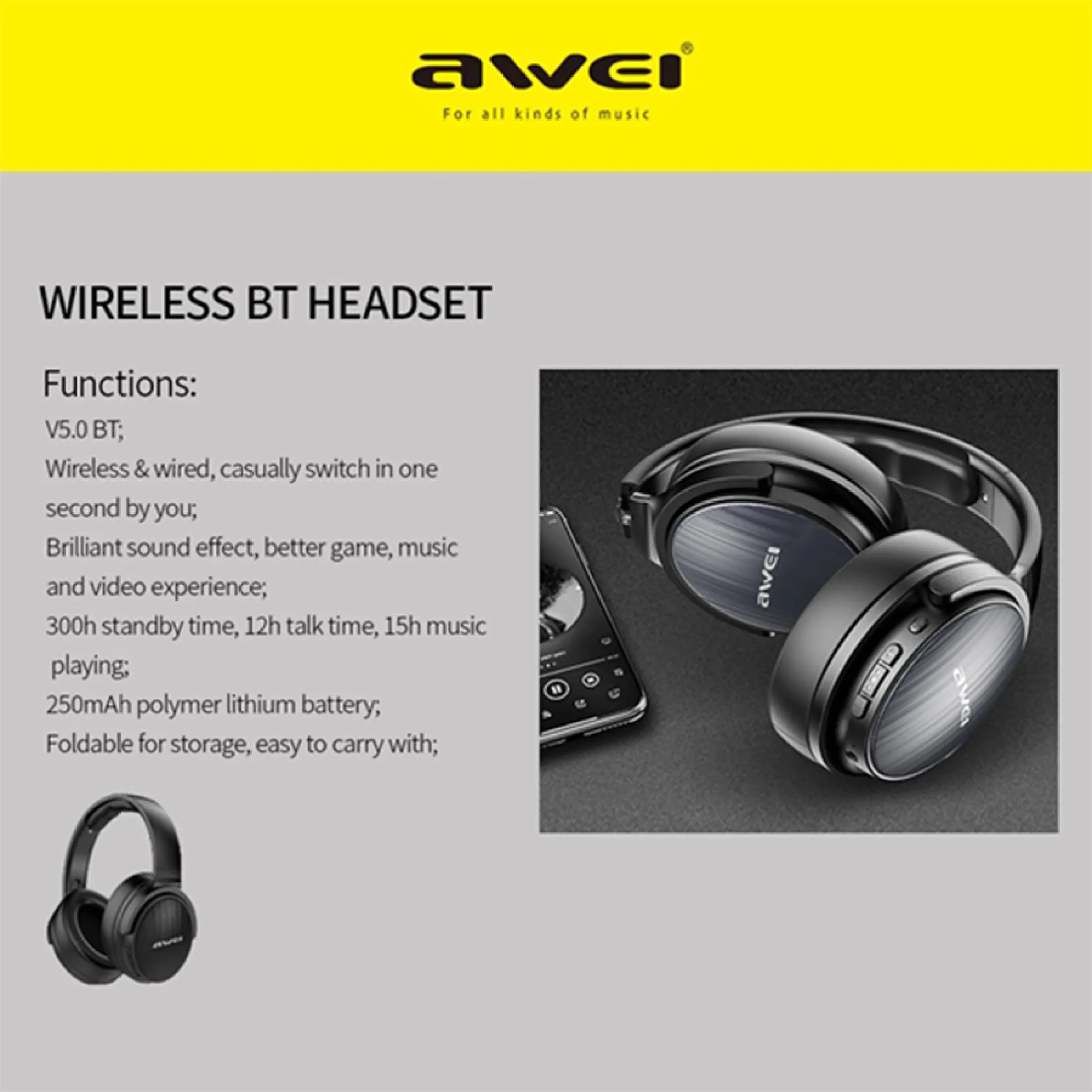 awei a780bl mic