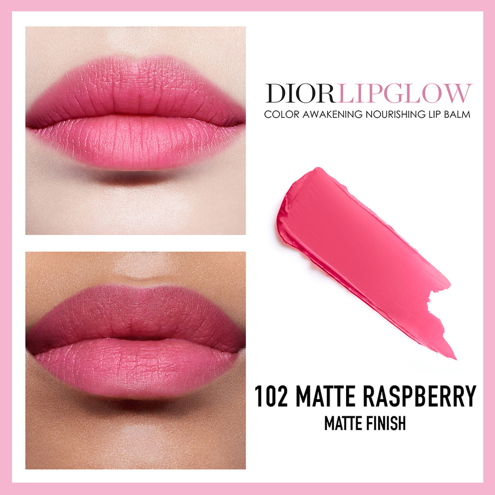 Dior Lip Glow 102 Matte Raspberry 